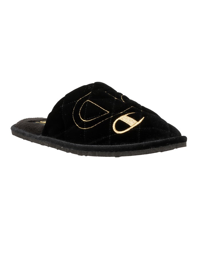 Champion Sleepover Lux Slippers Heren - Zwart - Belgie 8513BHJWC